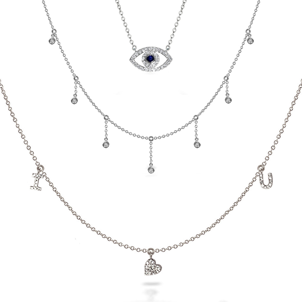 14k Love necklace MN44915