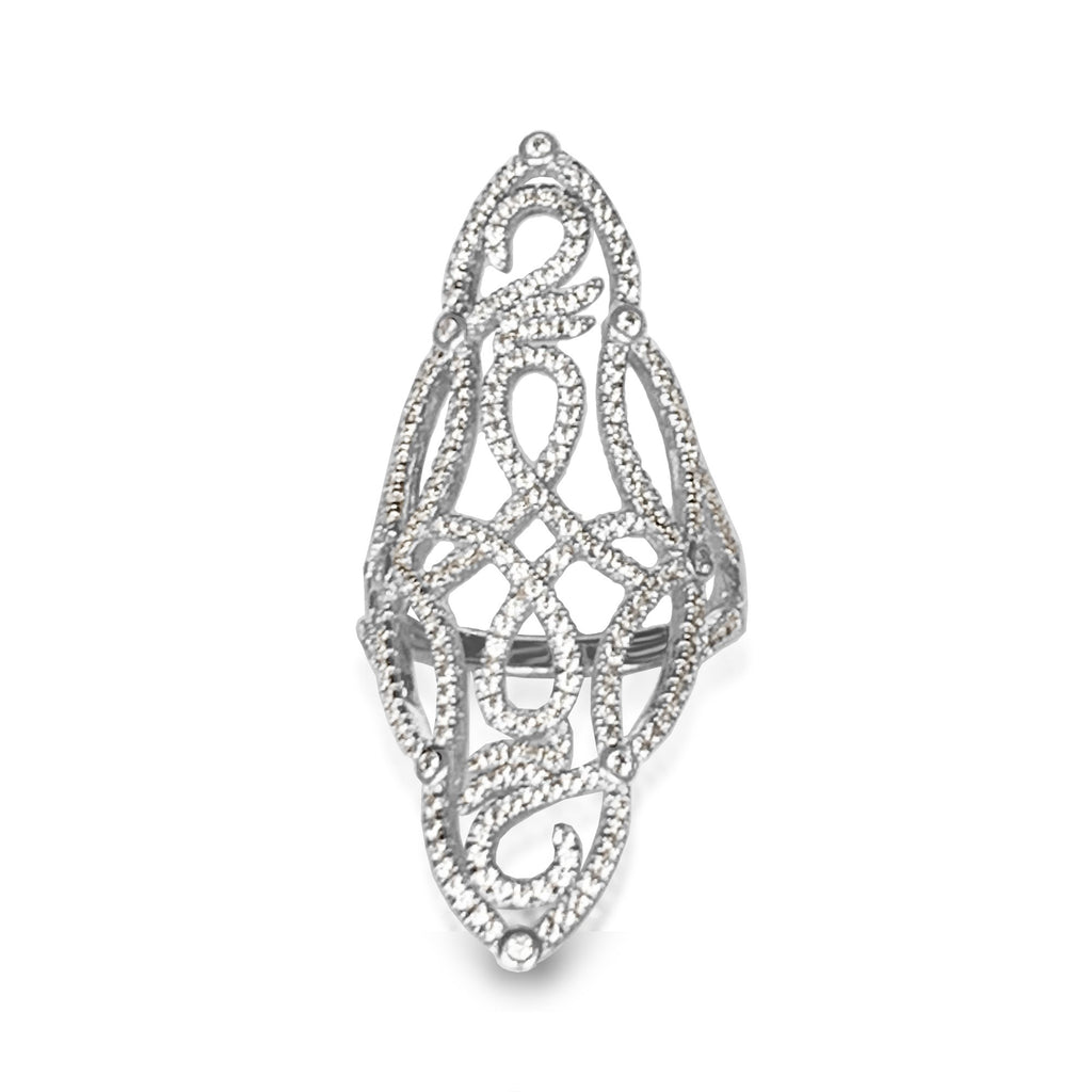 14k gold vintage diamond fashion ring FR258