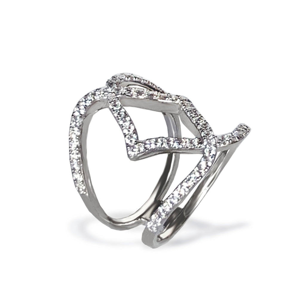 14k gold diamond fashion ring FR269