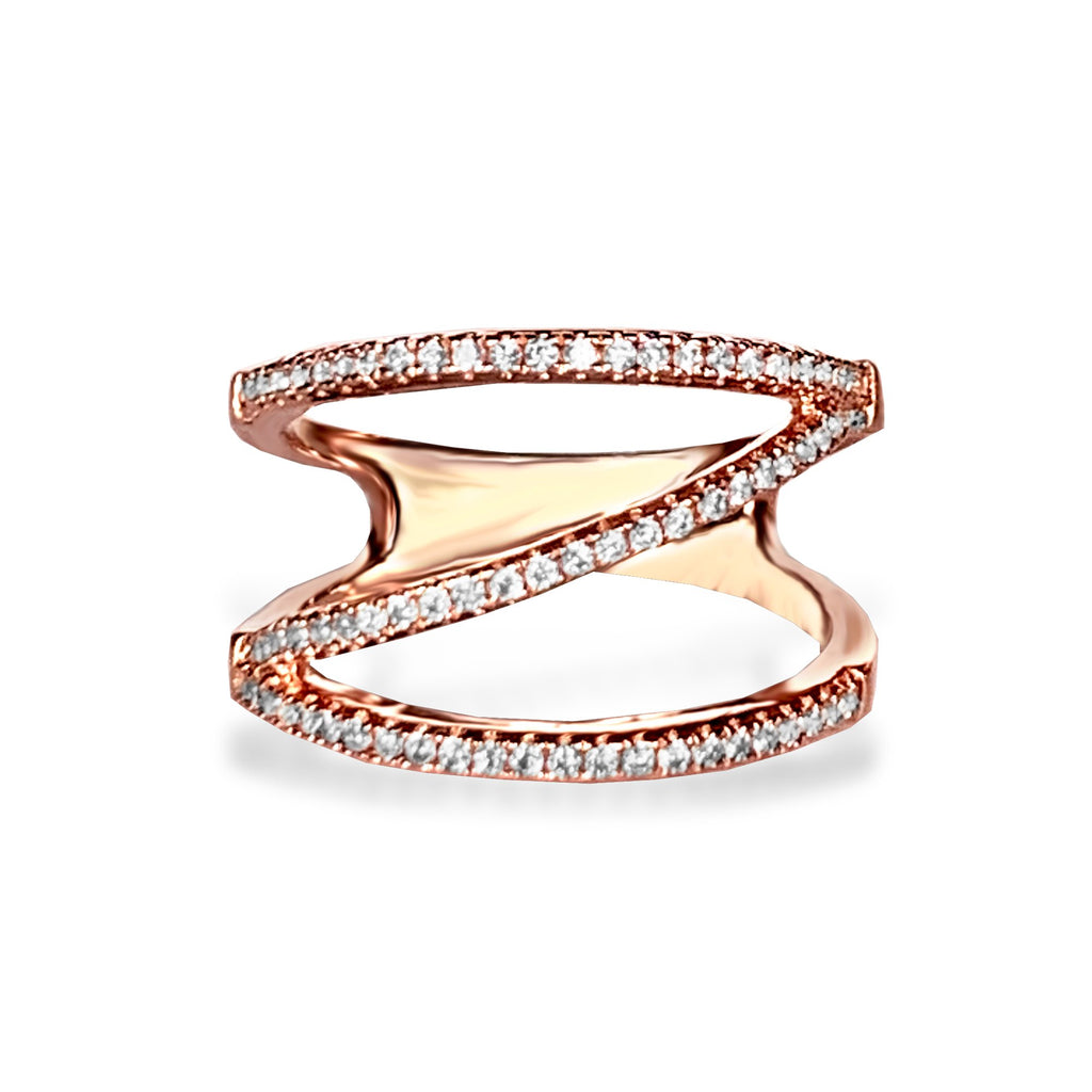 14k gold diamond fashion ring FR272