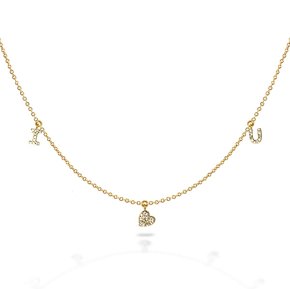14k Love necklace MN44915