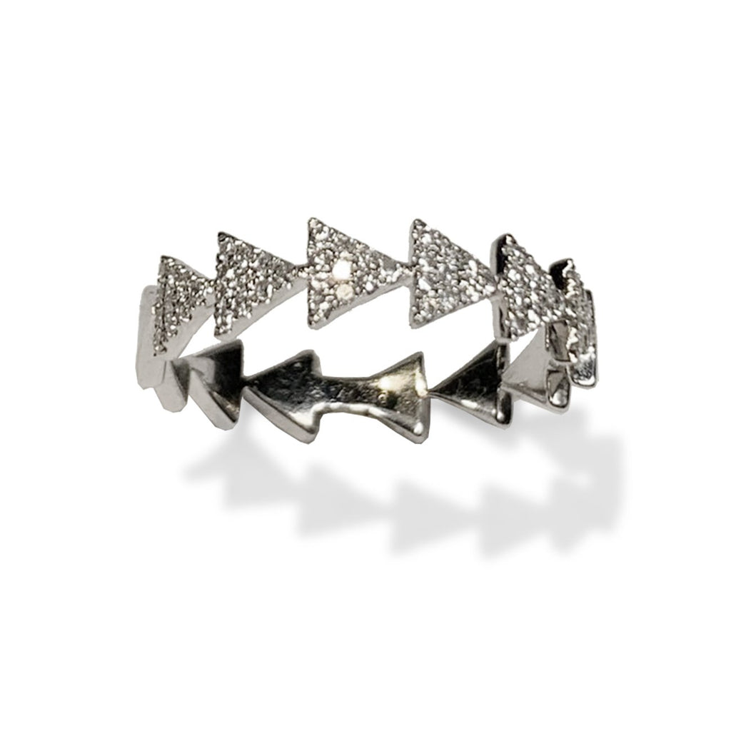 14k Gold Trillian diamond Fashion stack ring MR1843