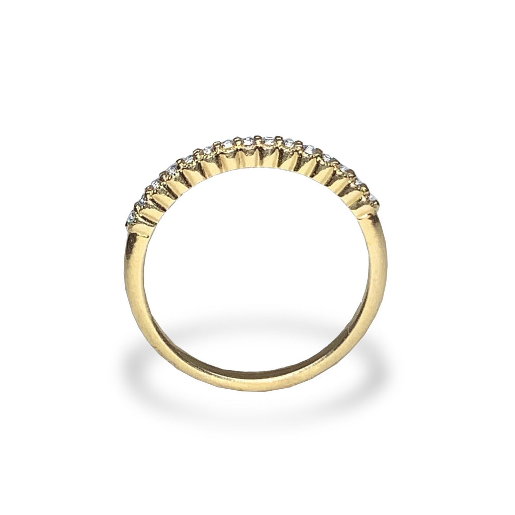 14k gold delicate diamond wedding band MR31590W