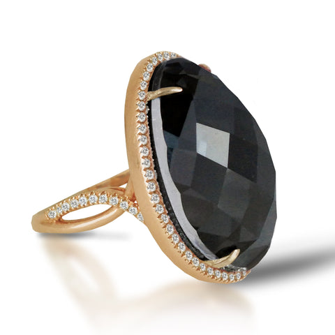 14k gold marquise milgrain diamond fashion ring SR45050