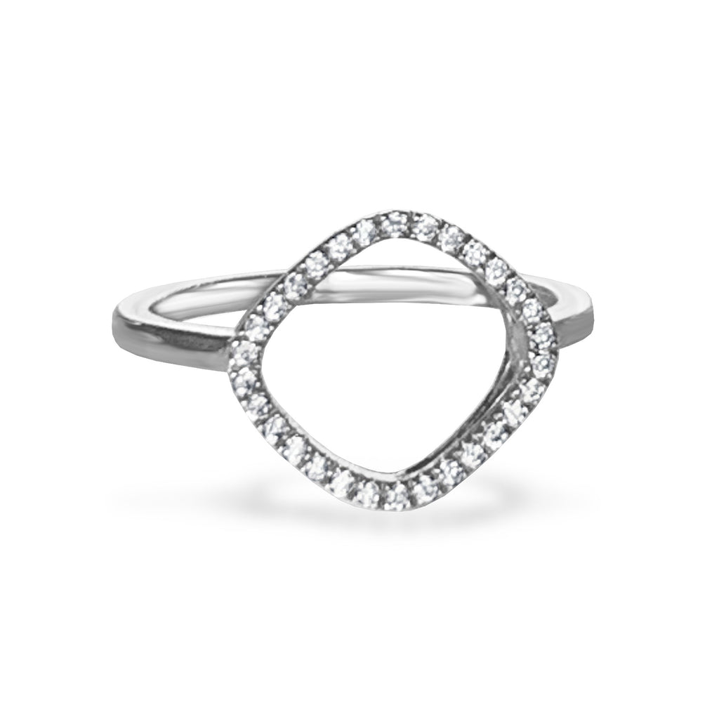 14k gold cushion diamond fashion ring OR3D