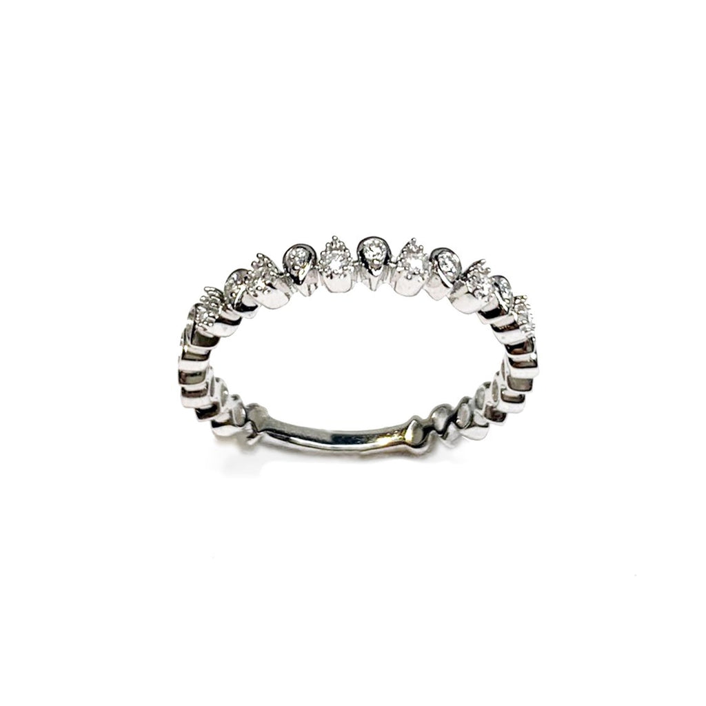14k Marquise Diamond Stack Wedding Ring SR45044