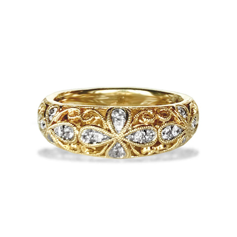 14k gold diamond fashion ring FR272