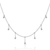 14k Gold Diamond Dew Drop Chain Necklace MN44913