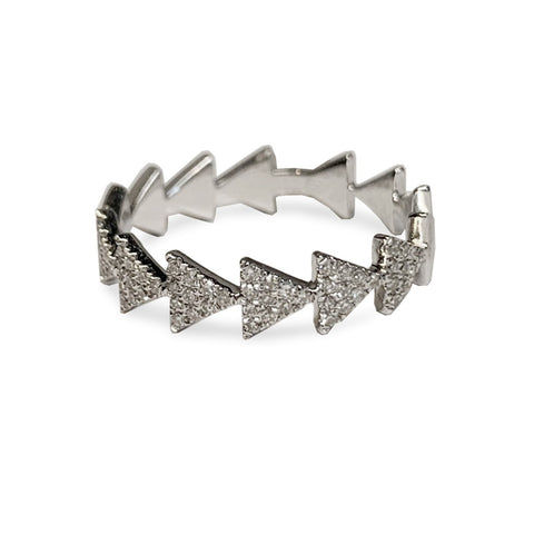 14K Hand Beaded Diamond Engagement Ring MR45187