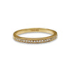 14k gold pave' wedding band MR31594W