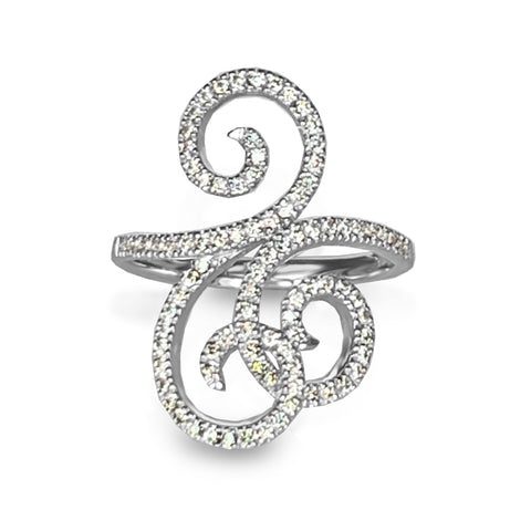 14k gold geometric diamond fashion ring OR1D