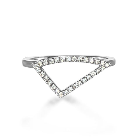 14K Hand Beaded Diamond Engagement Ring MR45187