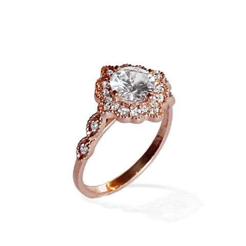 14k Gold Trillian diamond Fashion stack ring MR1843